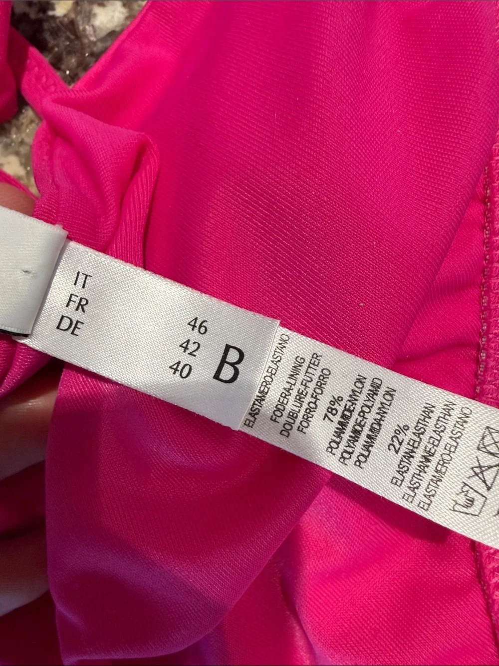 La Perla Fuchsia Pink Cutout One-Piece Swimsuit